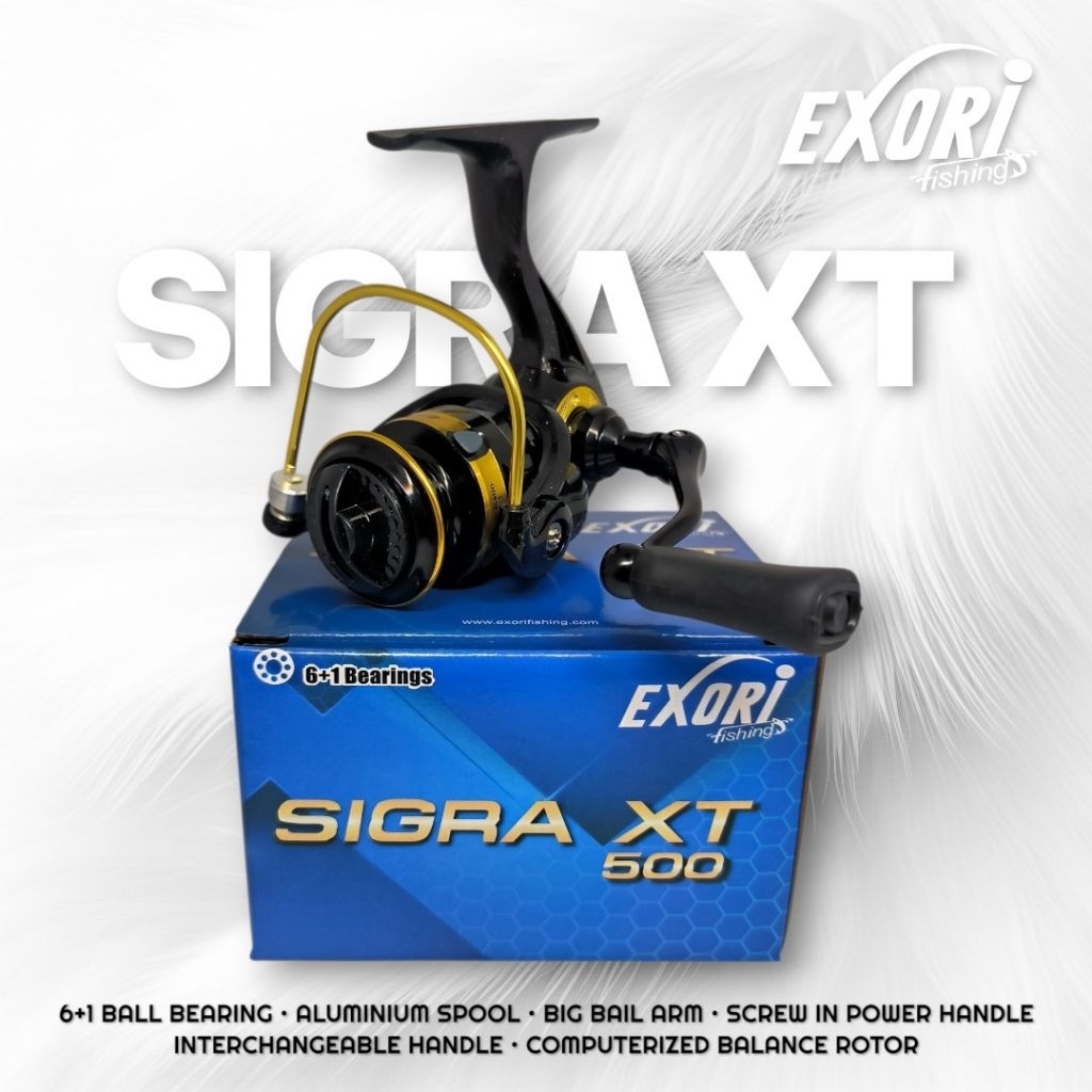 reel pancing mini exori sigra xt 500