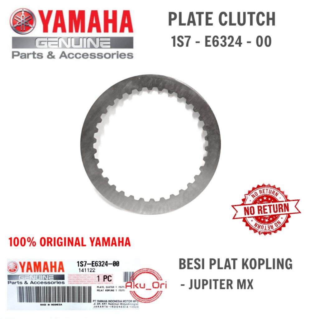 BESI PLAT KOPLING JUPITER MX YGP besi plat gesek kampas kopling jupiter mx lama original yamaha 1S7 