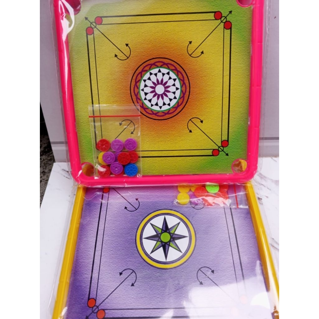 1 Pcs Mainan Anak Karambol Mini Warna Random
