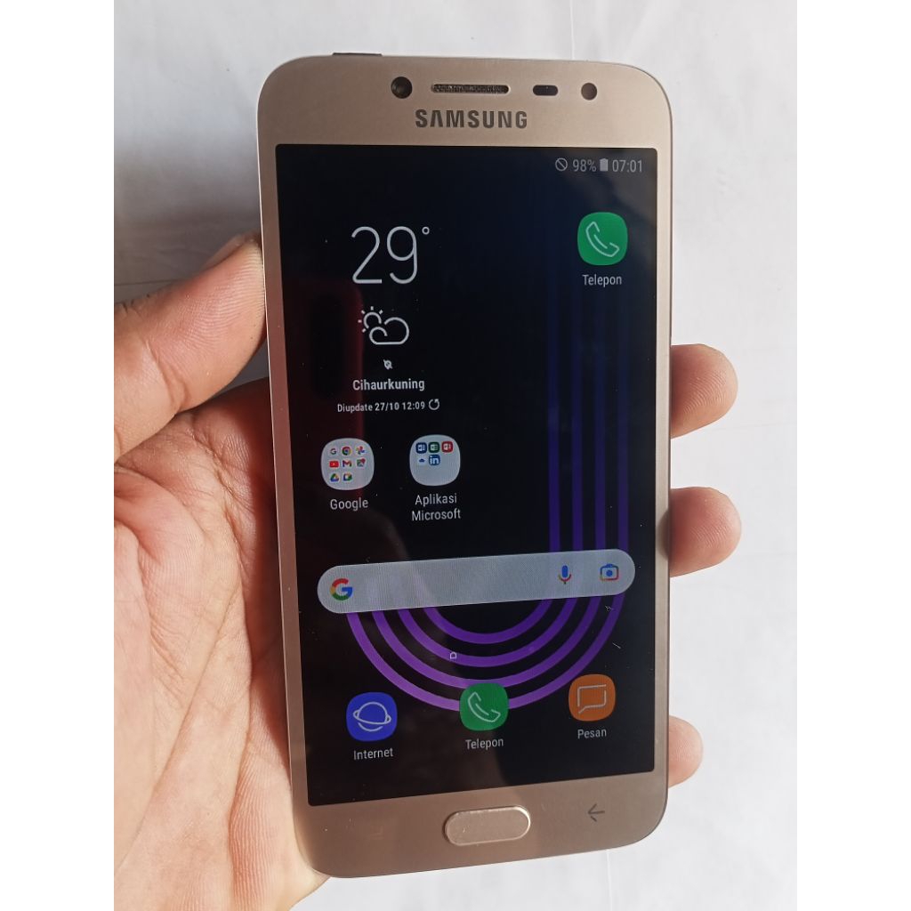 LCD touchscreen frame Samsung galaxy j2 pro SM-j250f ORI cabutan normal sudah tested