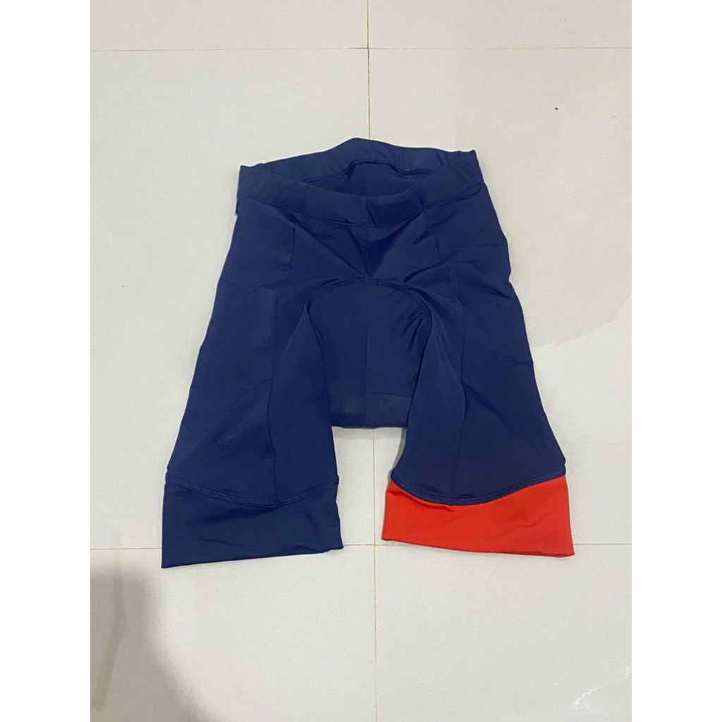 Short Padding Sepeda Roadbike Decathlon Triban Navy Original size fit to S