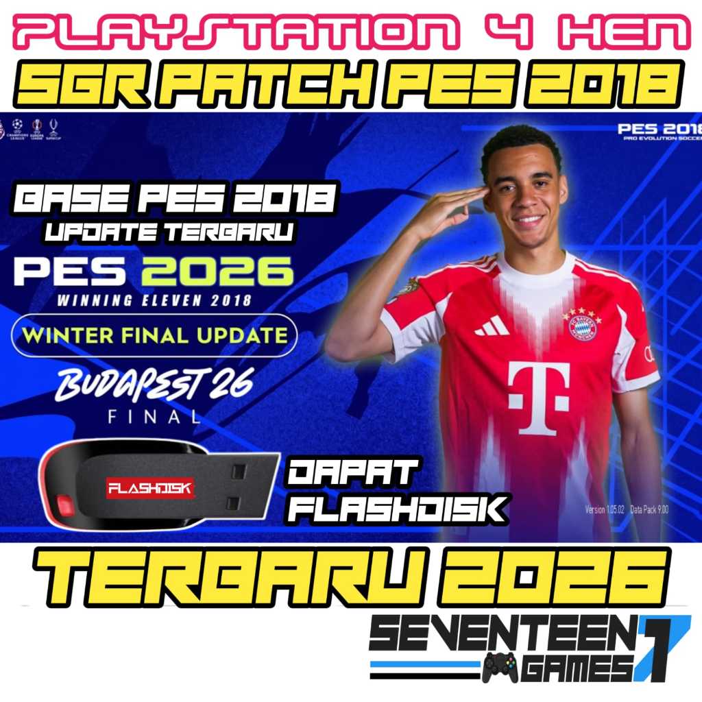 SGR Patch PES 2018 Untuk Ps4 Hen Update Terbaru