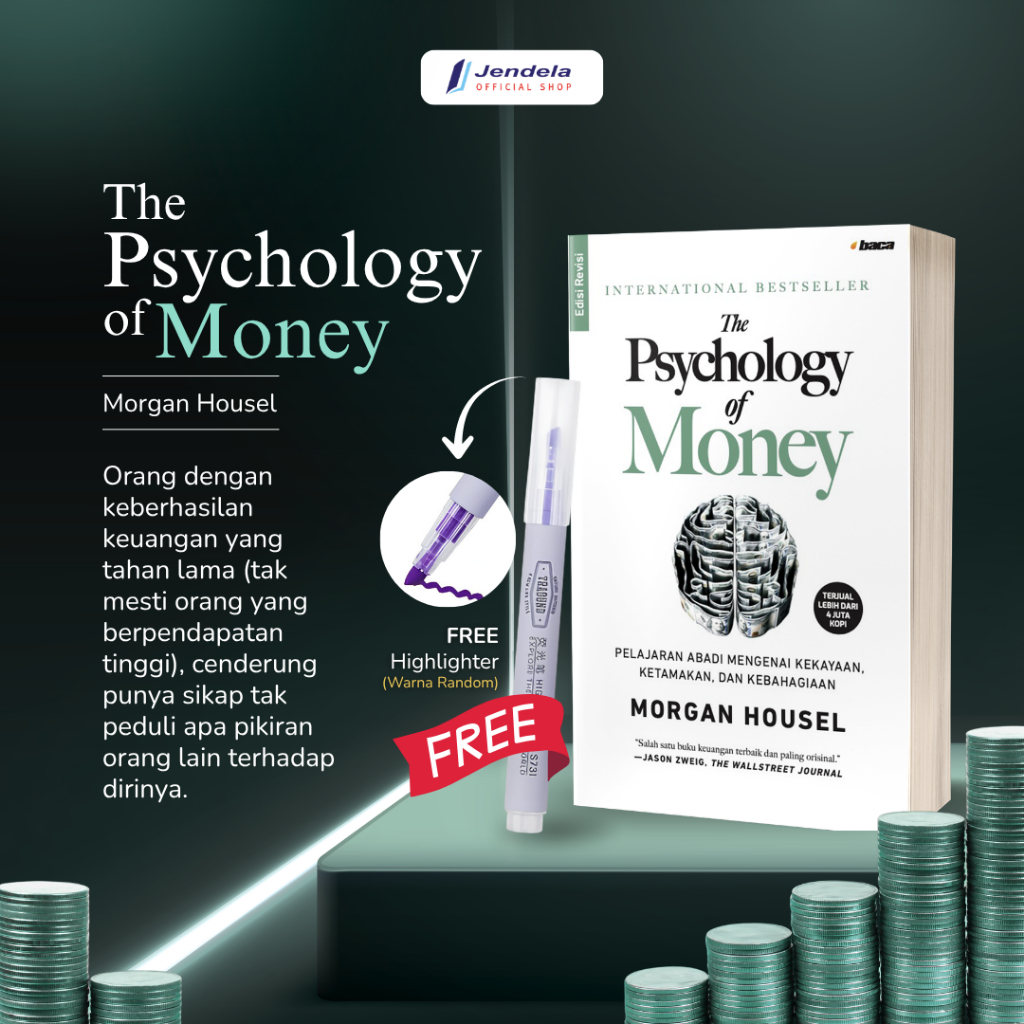 Buku The Psychology of Money - Memahami Cara Berpikir & Kebiasaan Kita dalam Mengelola Uang by Morga
