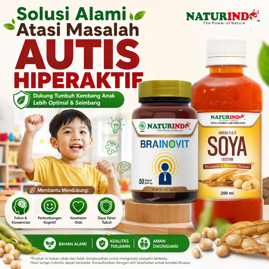 Obat Herbal Speech Delay Autis Hiperaktif Nutrisi Otak Anak Suplemen Terlambat Bicara