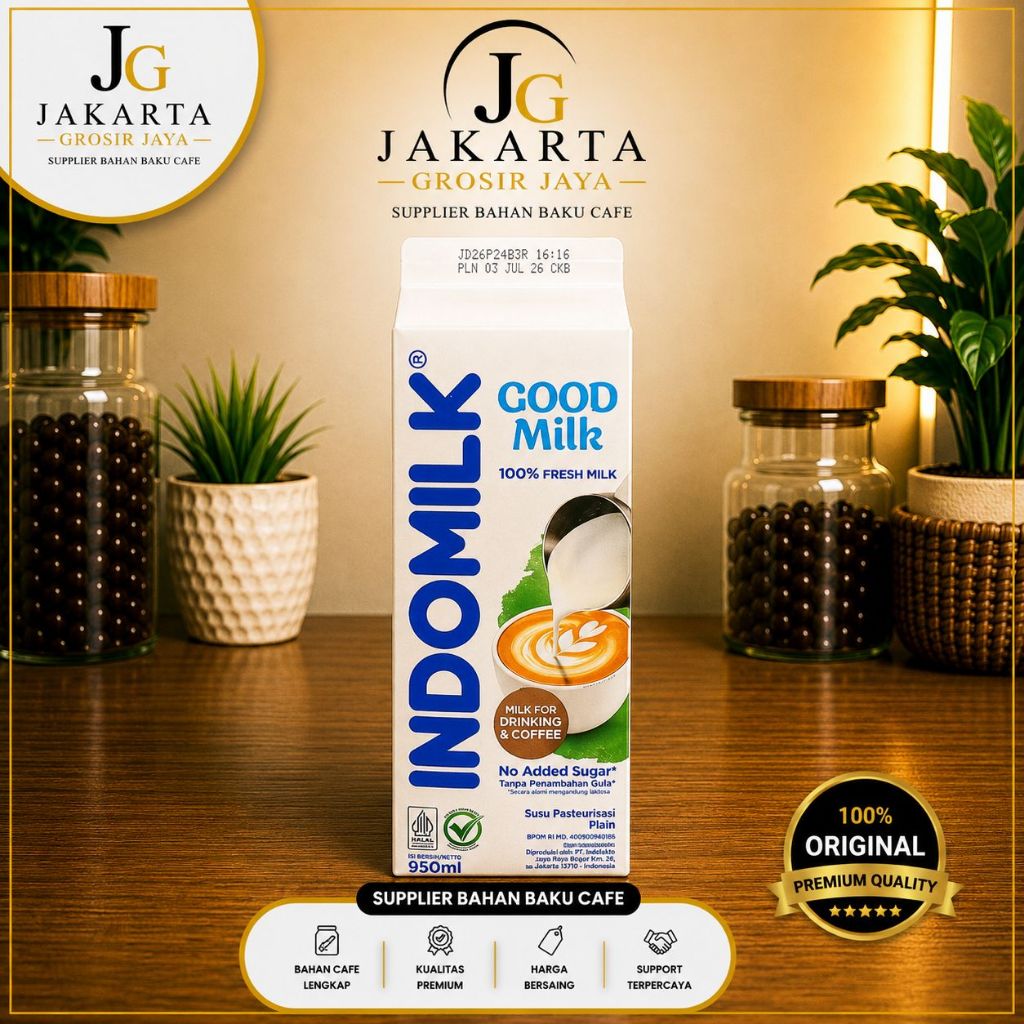 Susu Indomilk Pasteurisasi Freshmilk 1 Liter