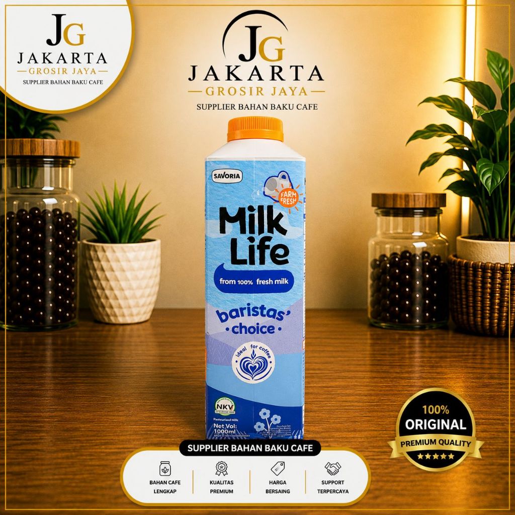 Milk Life Baristas Choice 1000ml Fresh Milk Milklife Barista Freshmilk