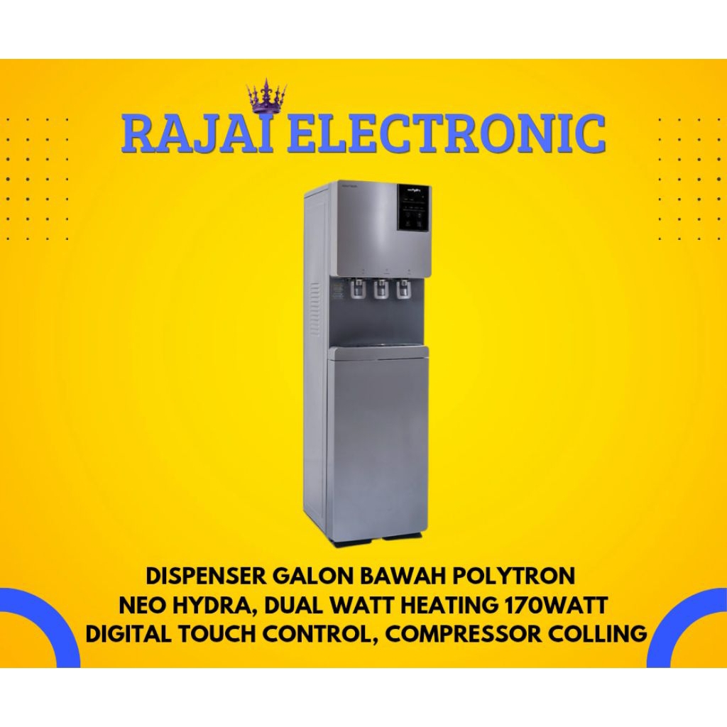 DISPENSER GALON BAWAH POLYTRON PWC 888YUV / NEO HYDRA POLYTRON DISPENSER / DISPENSER GALON BAWAH UV