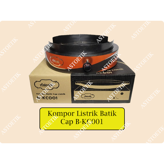 Kompor Batik Cap Listrik Astoetik 700 Watt Seri B-KC001 (Bodi Besi Eser)