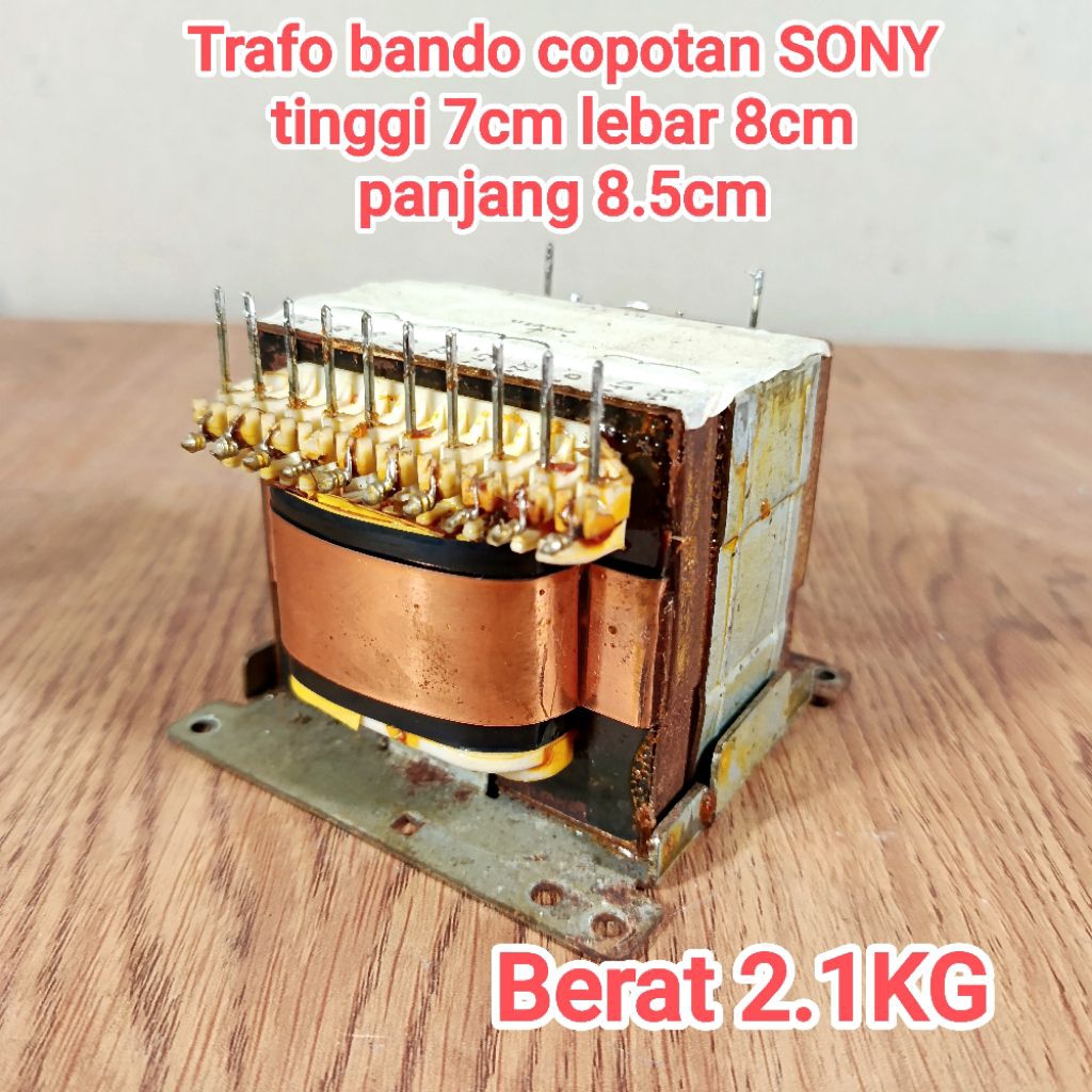 Trafo Bando 4A CT22V copotan Sony normal bekas