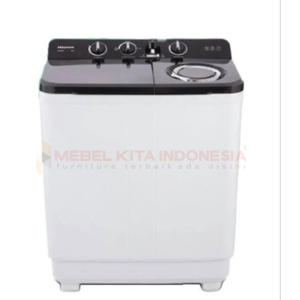Hisense WS80K10 Mesin Cuci 2 Tabung 8kg Top Load Twin Tub