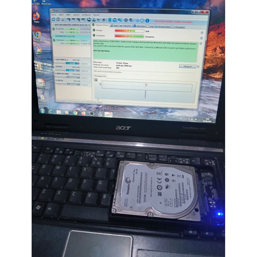 HARDISK 250 GB