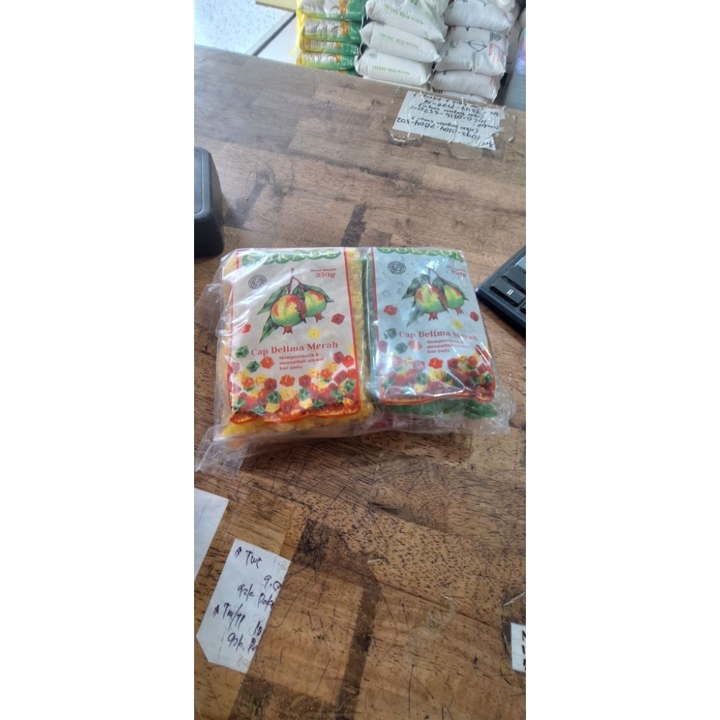 sukade cap delima merah 1kg