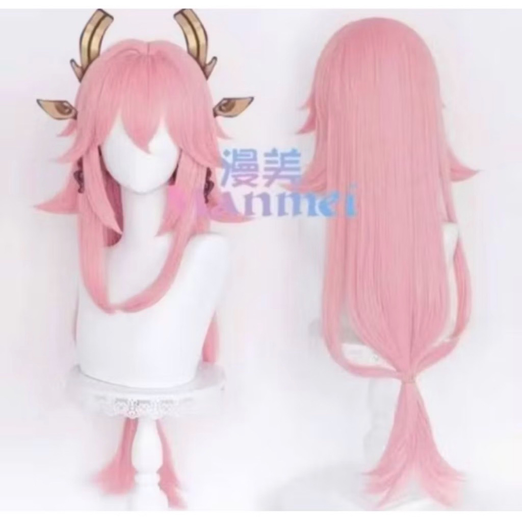 preloved wig yae miko & acc yae miko
