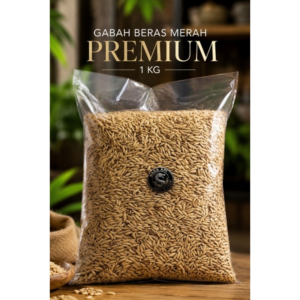 Gabah Beras Merah untuk Ayam Bangkok/ayam laga/ayam adu