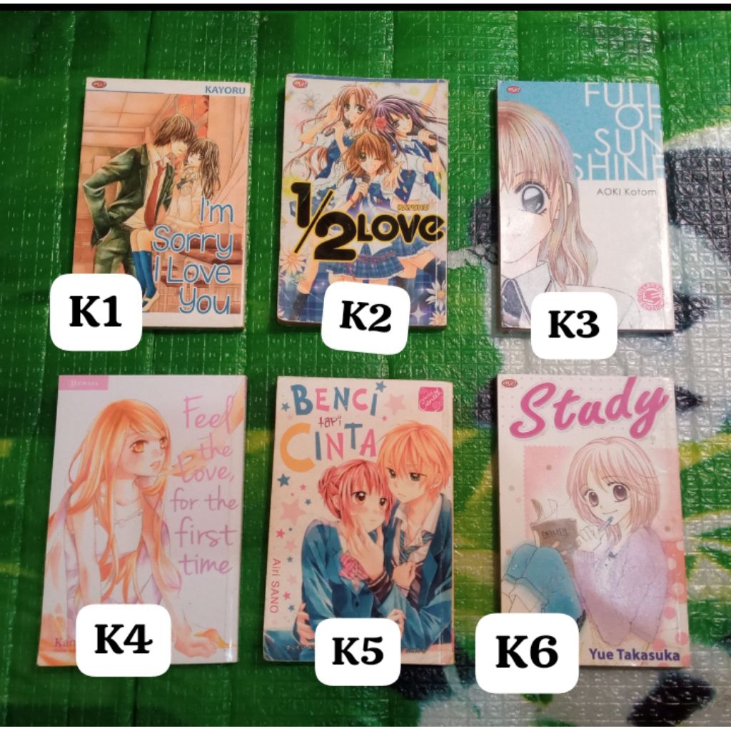 Komik Manga Jepang Remaja Romance Shoujo Preloved Komik Bekas Padang Sumbar Komik Original Gramedia