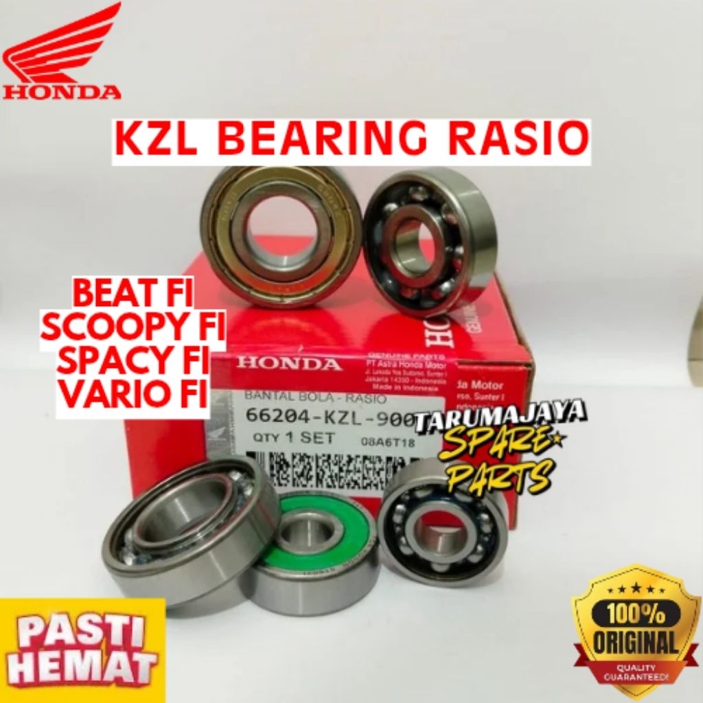 BEARING RASIO ORIGINAL HONDA KODE KZL, BEARING RASIO BEAT FI, BEARING RASIO SCOOPY FI, BEARING RASIO