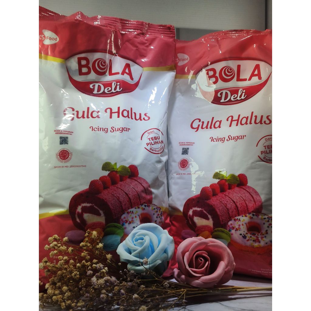 Bola Deli Gula Halus 1 kg / Tepung Gula / Icing Sugar / Gula Tepung