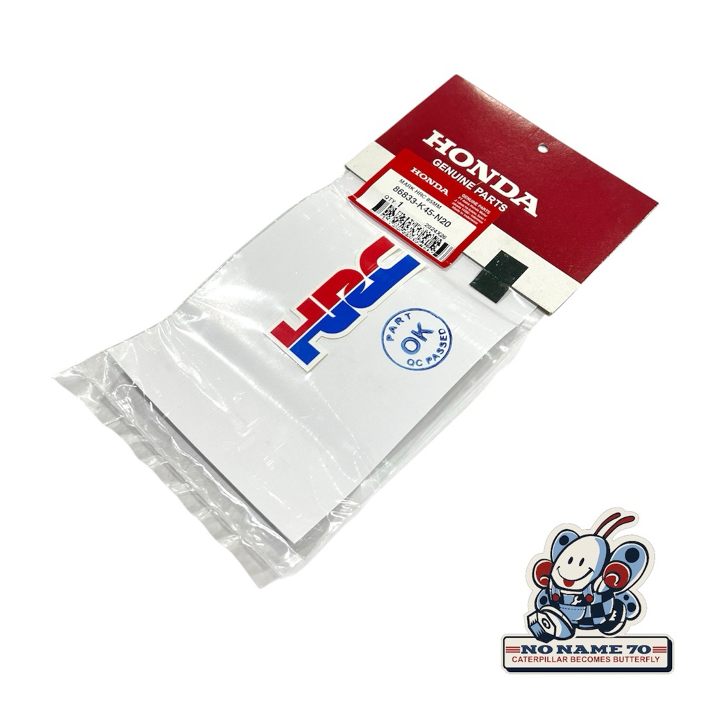 86833 K45 N20 Sticker Stiker Mark Logo HRC 85 MM Honda CBR 150 R Led Original