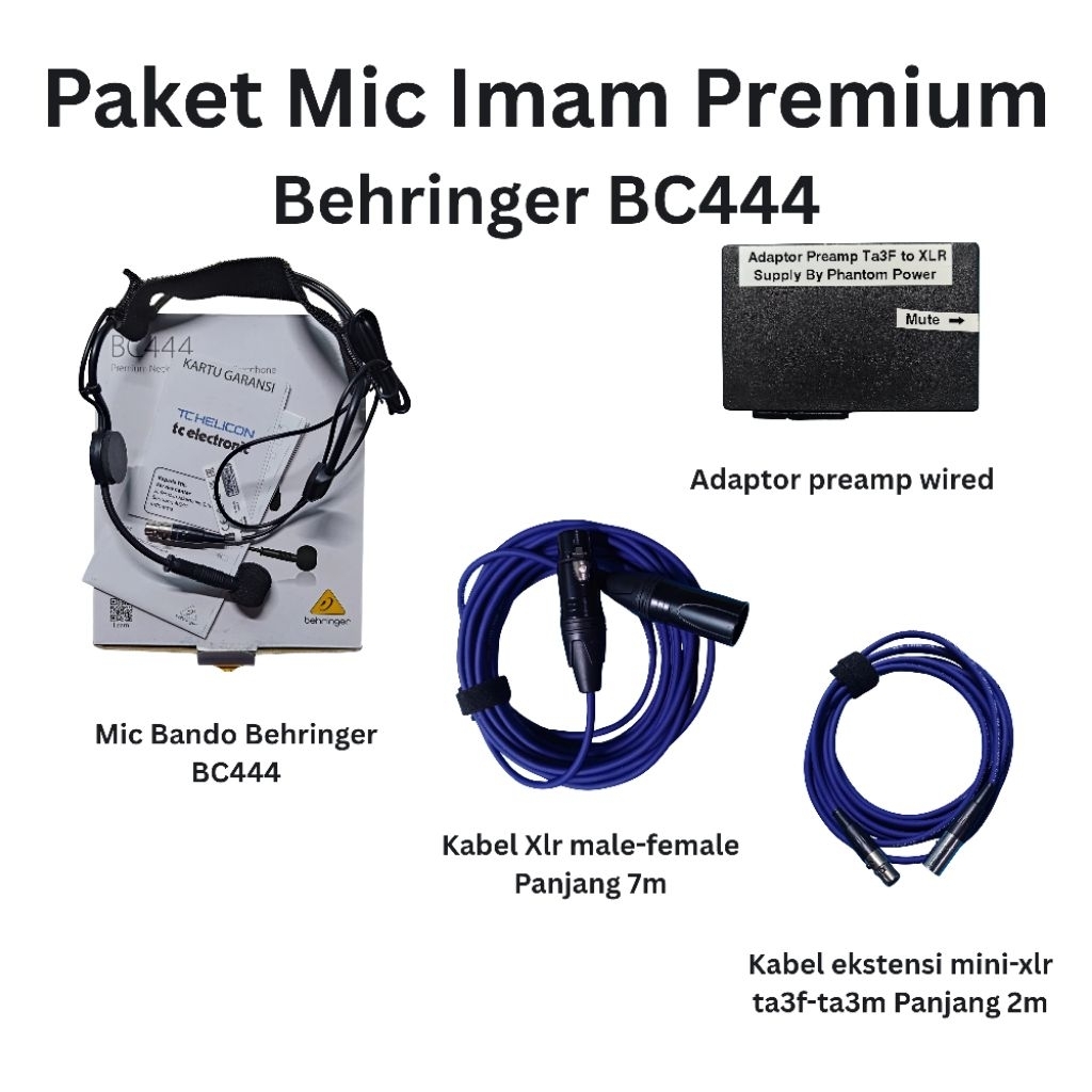 Paket Behringer BC444 wired Phantom Power