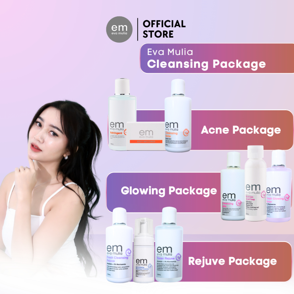Eva Mulia Cleansing Package - Paket Pembersih Wajah Eva Mulia