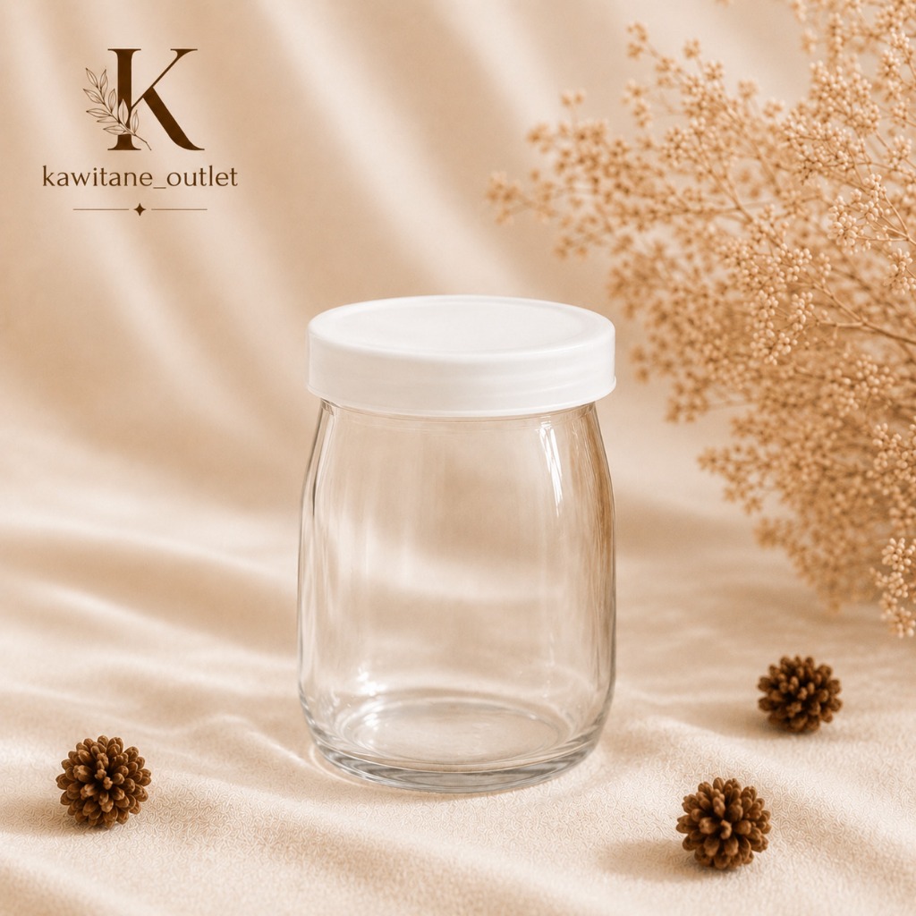 Toples/Jar Puding Kaca Kecil/Mini Jar Warna Warni