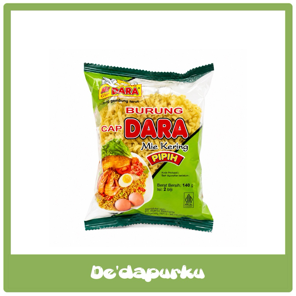 Mie Burung Dara Pipih