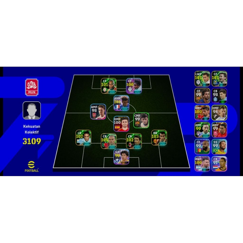 AKUN EFOOTBALL 2025/2026 EPIK PEPE POLOSAN