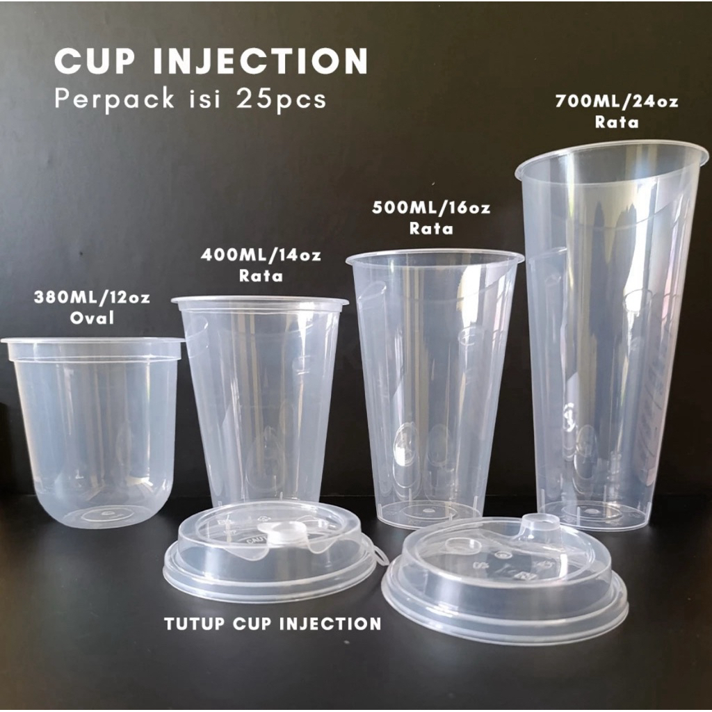 CUP INJECTION 12 oz 14oz 16oz