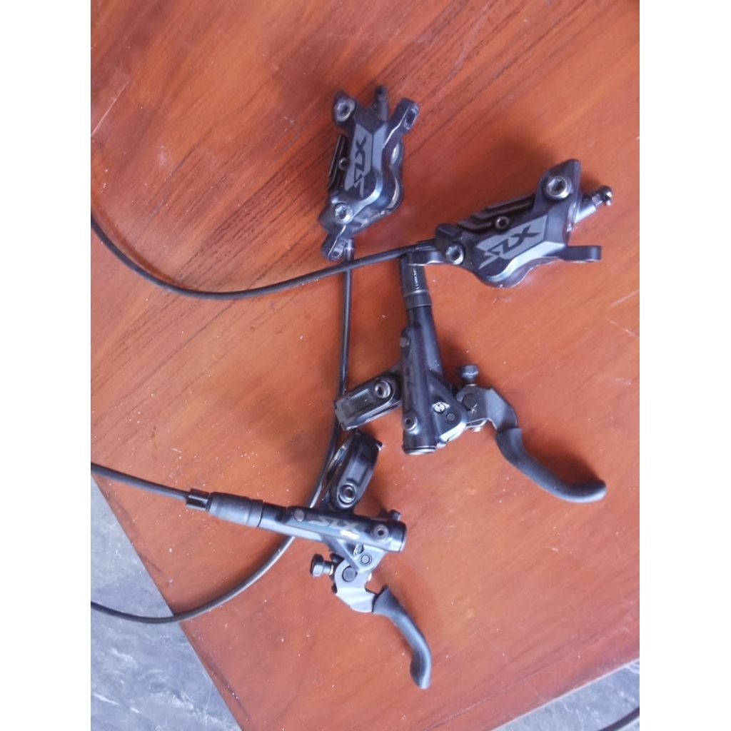 brakeset shimano slx 4piston pad tebal