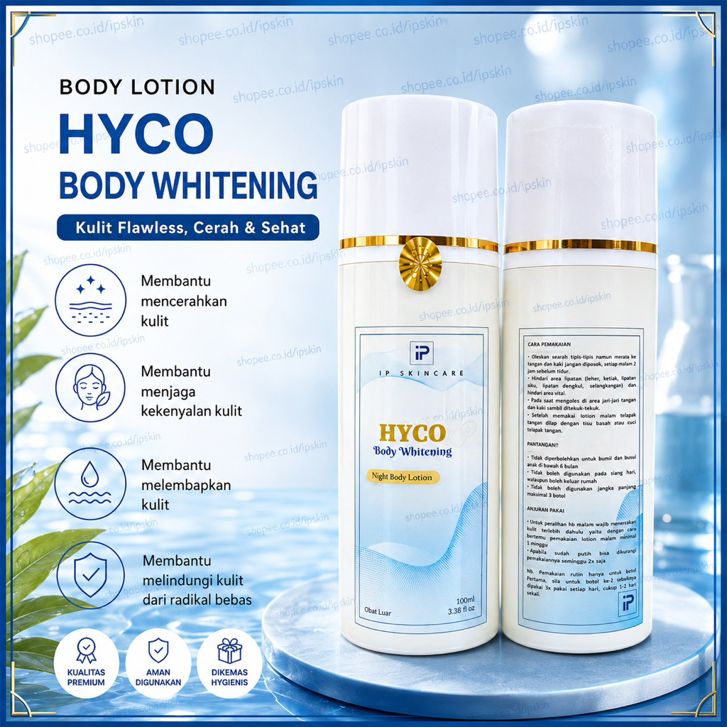 hb HYCO / lotion dosting HYCO / HB HYCO IPSKINCARE