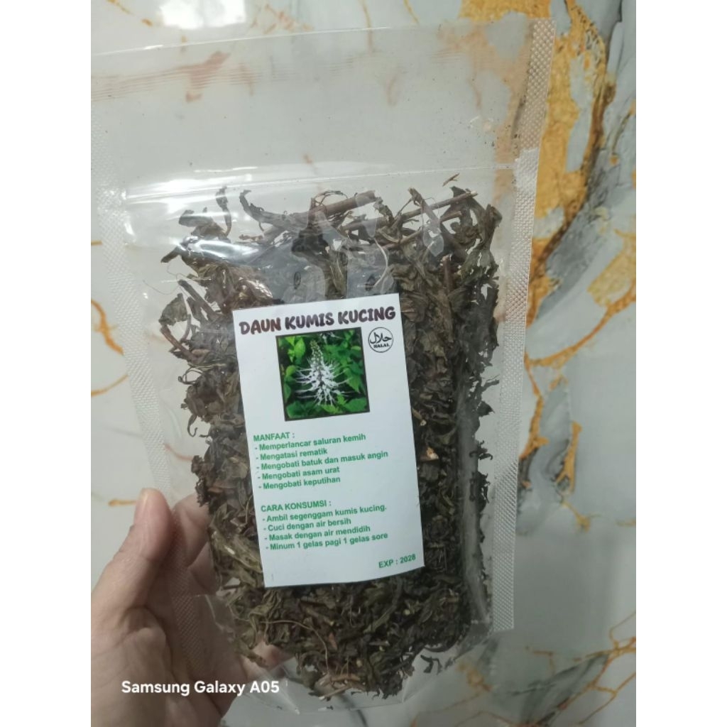 Daun kumis kucing kering Teh kumis kucing