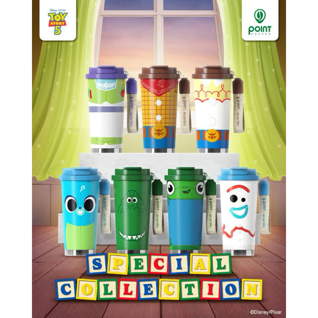 Tumbler Toy Story 5 x Indomaret Point Coffee Botol Minum 530ml