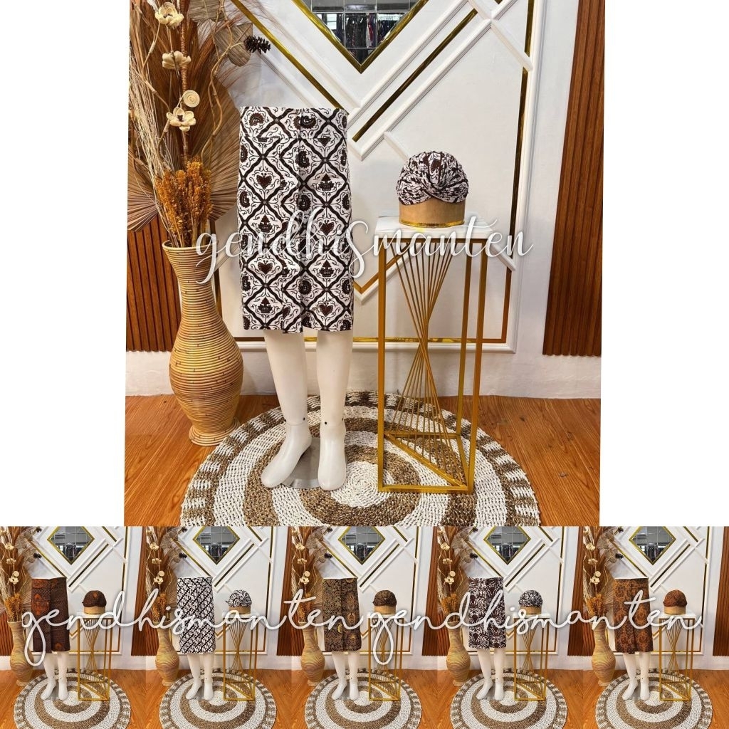 Gendhis • Sembong + Blangkon Jogja Jarik - Motif Lengkap