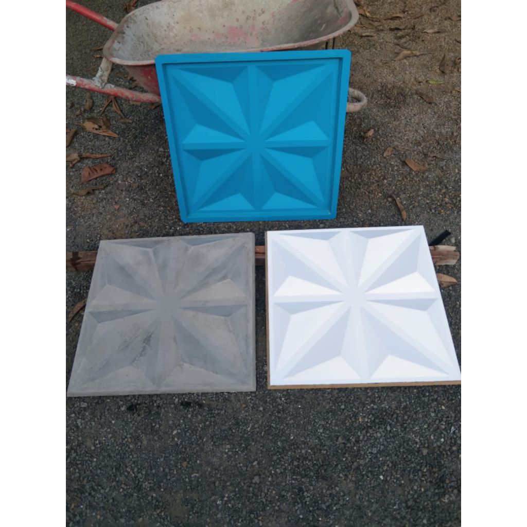 Jual Cetakan molding / panel dinding 3D / wallpanel 50x50cm