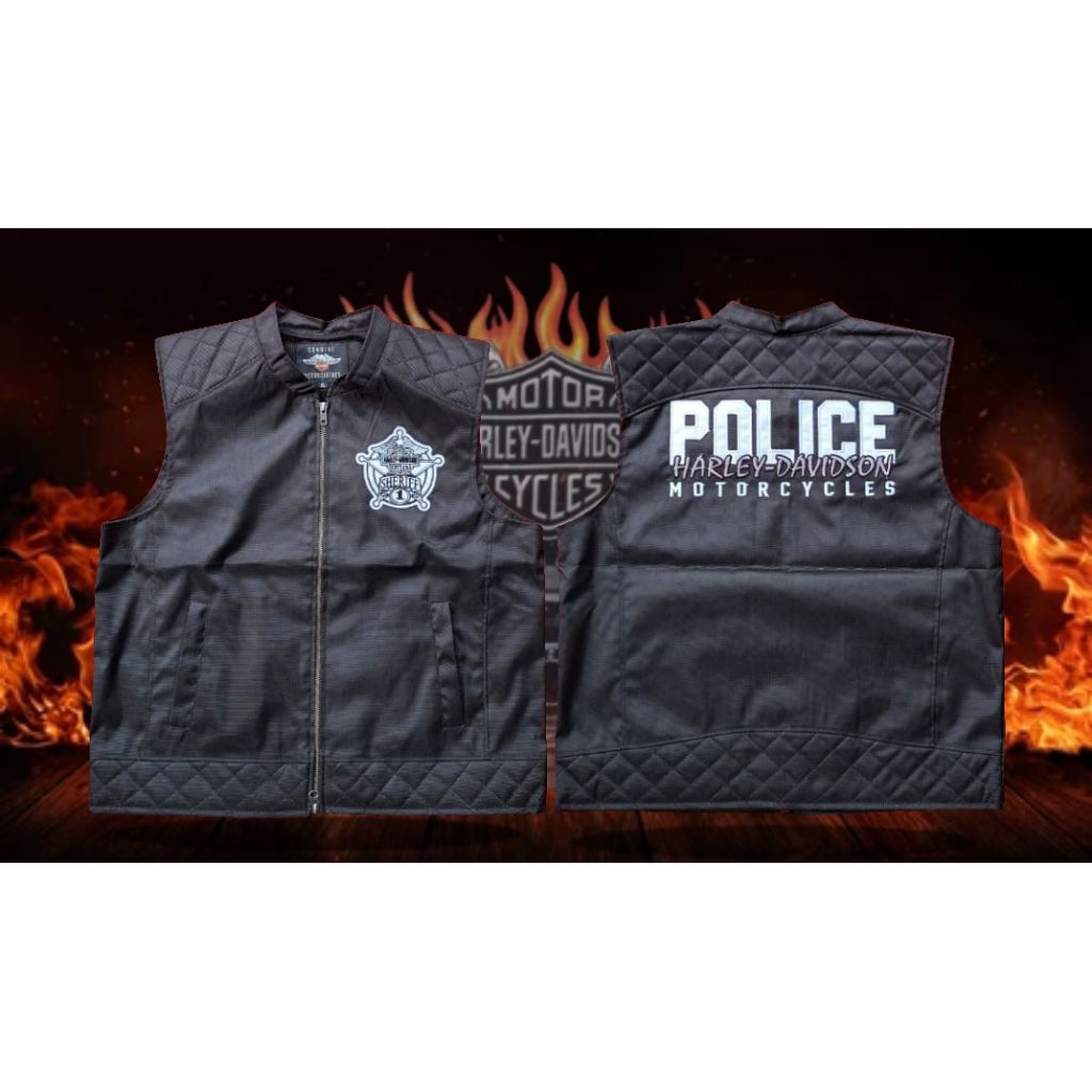 ROMPI TOURING HARLEY LOGO BORDIR POLICE TEBAL