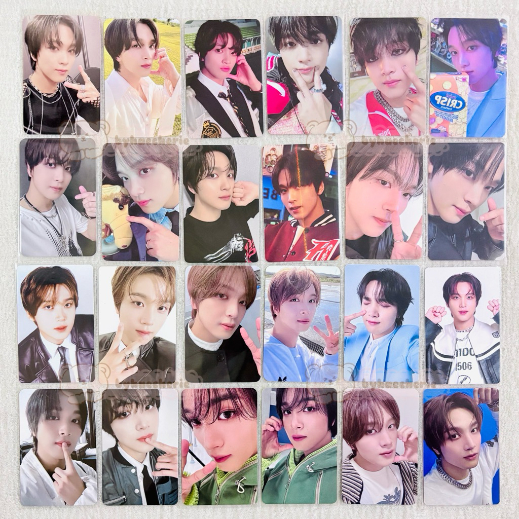 |Ready Stock| PC Photocard Haechan boneka snack kyu adidas merem lucky draw ld pob benefit pop-up kp