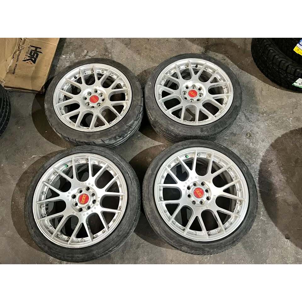 Velg seken+ban BBS R17X7,5 h8X100/114,3 S/P + 205 45 R17