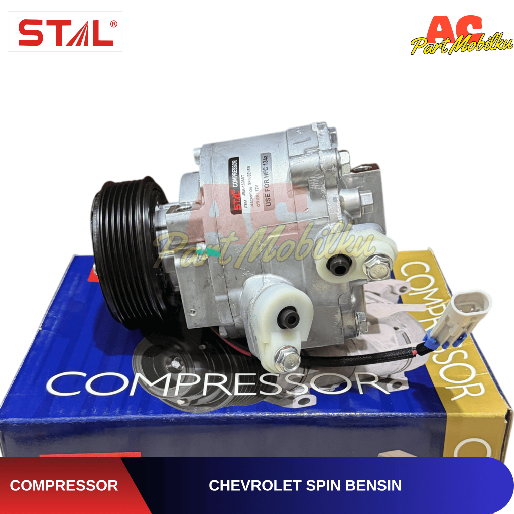 Kompresor Ac Mobil Chevrolet Spin Bensin Compressor Assy