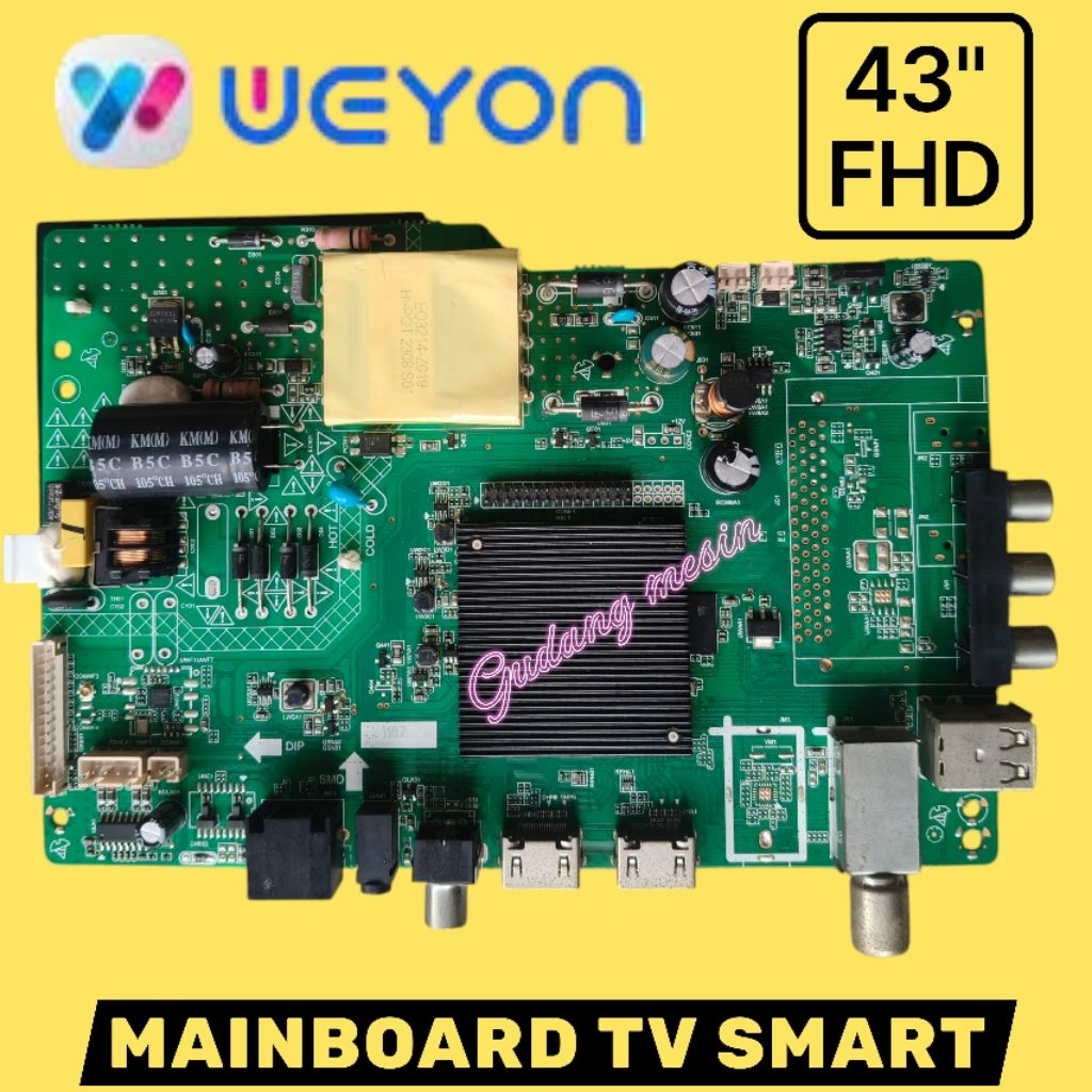 MB TV WEYON 43 SMART / MAINBOARD TV WEYON SMART 43 / MB WEYON SMART TV 43 / TV WEYON 43