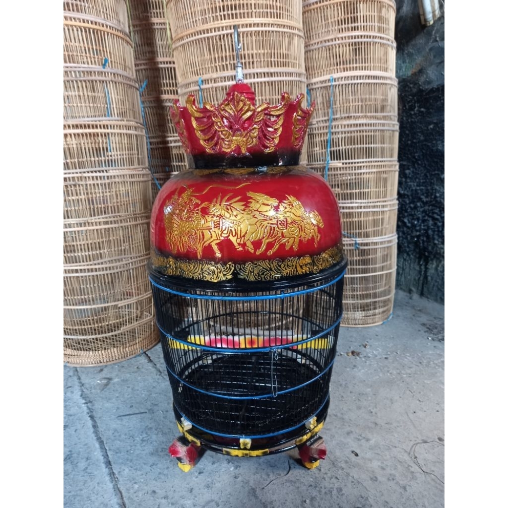 Sangkar Perkutut Mahkota Fiber