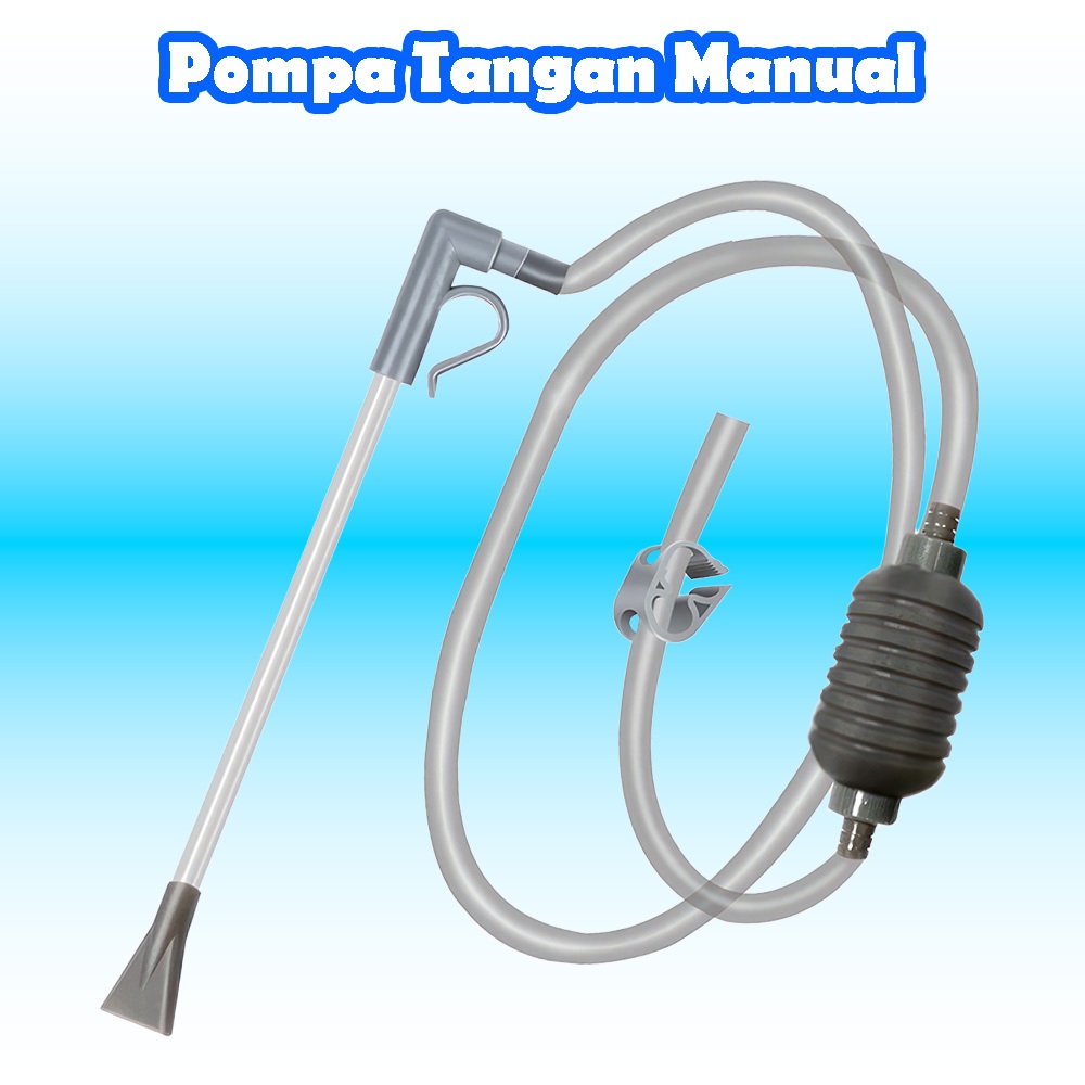 Alat Pembersih Manual Penyedot Vakum Tangki Akuarium Multifungsi