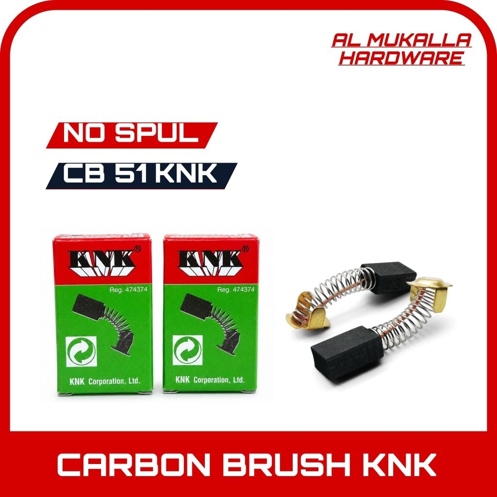 Carbon Brush KNK, Spul Arang Mesin Serut  - CB 51