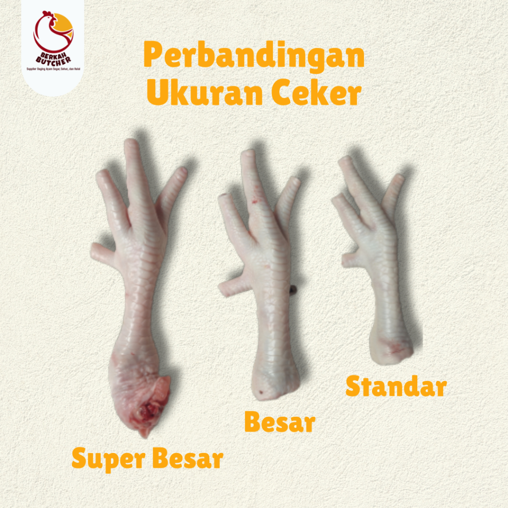 Ceker / Kaki Ayam Bersih - Berkah Butcher