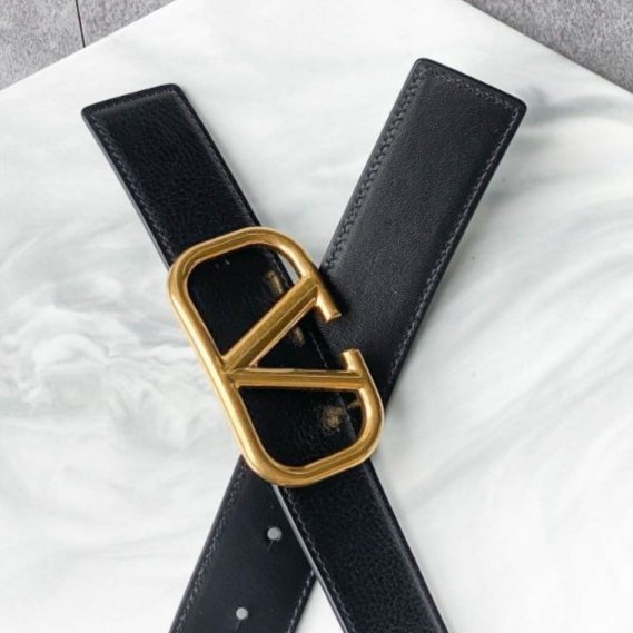 Valentino V logo Belt Men