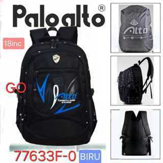 Hugos 18INC Tas Sekolah Pollo Alto Anak Laki Laki Tas Ransel/Ransel Laptop SD SMP SMA Original 100% 