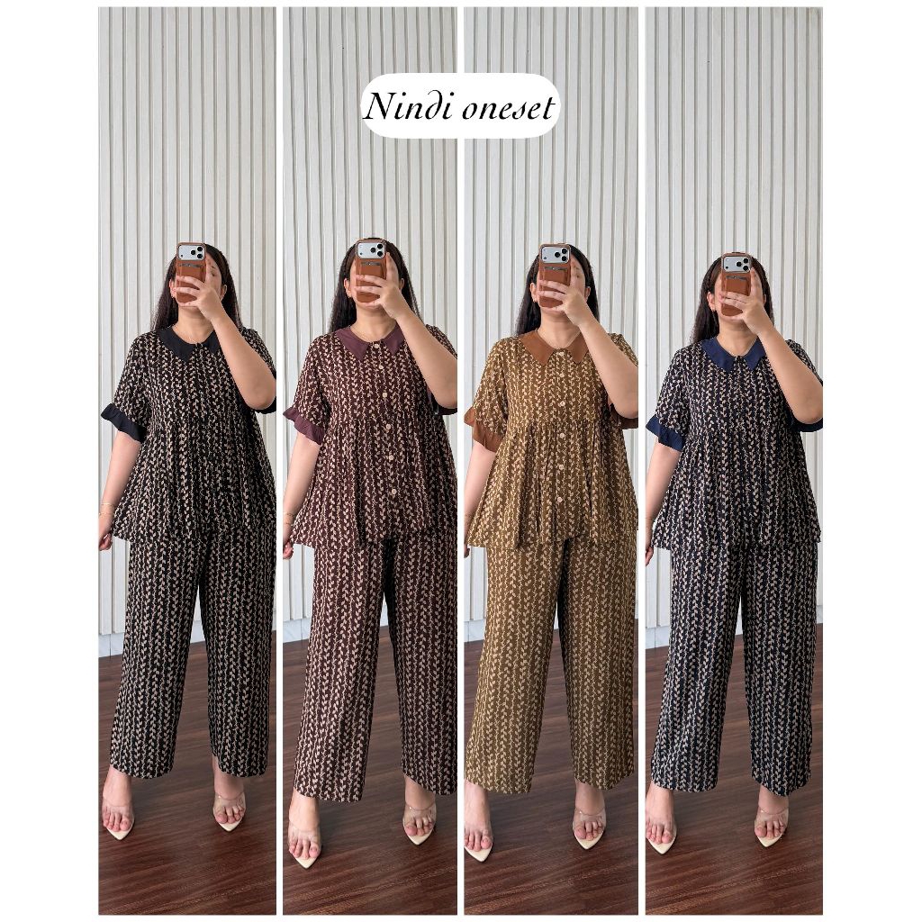 QONESET ANISA/NINDY ONESET/ONESET RAYON PREMIUM/ONESET BABYDOLL POLOS/SETELAN PIYAMA/SET CP RAYON