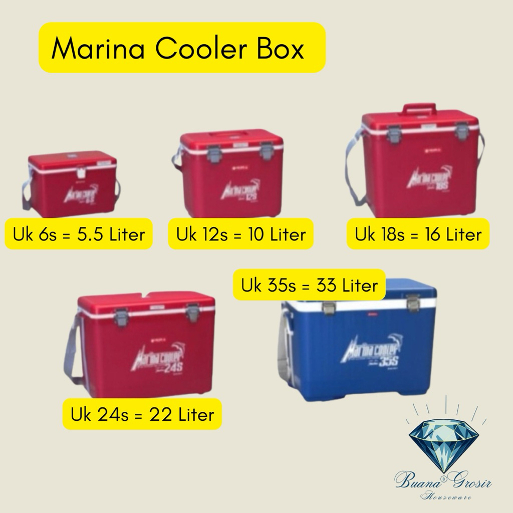 Marina Cooler Box | Cooler Box Murah | Cooler Box Warna | Cooler Box Marina Warna