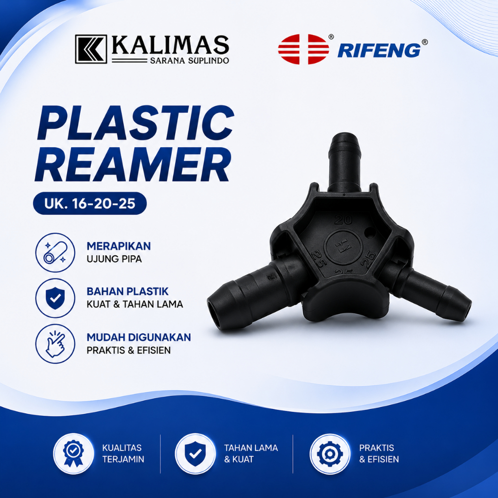 Plastic Reamer (RIFENG) uk. 16-20-25 - Reamer (2 O-Ring) | Aksesoris Pipa PEX