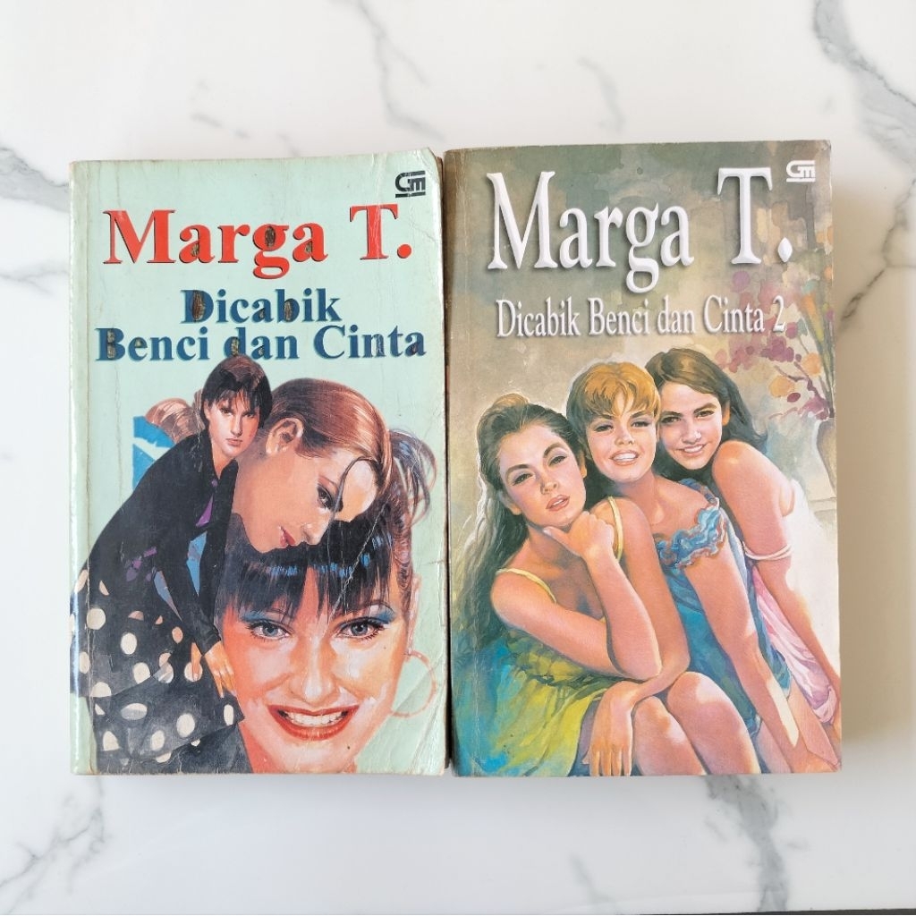 Novel Dicabik Benci dan Cinta FULL SET (knid), karya Marga T