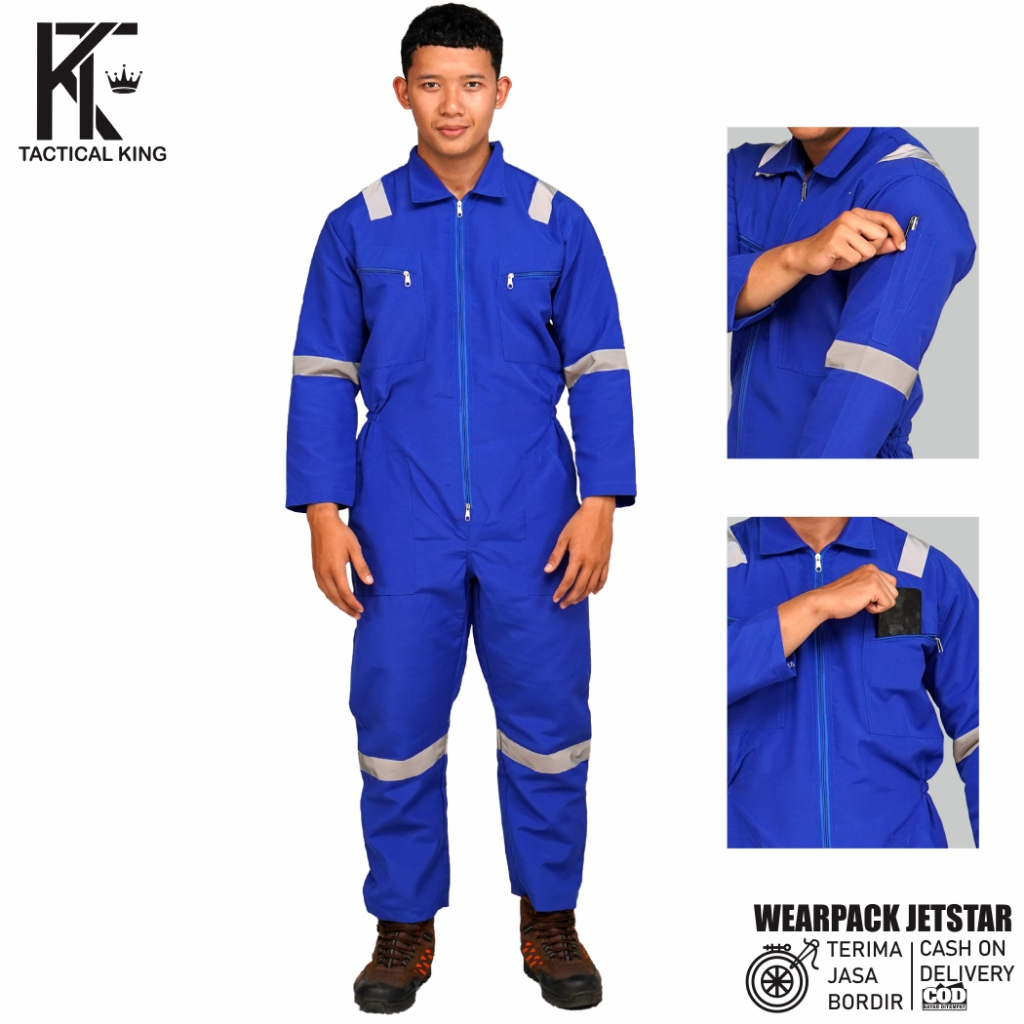 COD Wearpack Coverall Safety / Baju / Seragam Kerja Proyek